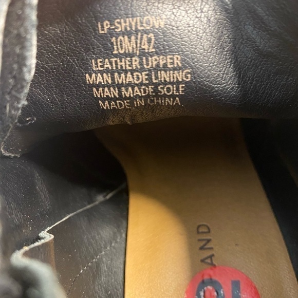 Lucky Brand Suede Leather Lace-up Wedge Boots 10 - Picture 5 of 7